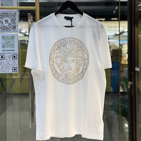 versace collection medusa t shirt|versace crystal medusa t shirt.